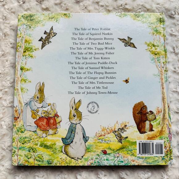 PETER RABBIT'S GIANT STORYBOOK HARDCOVER 1999, FIRST ED, 12" x 12" x 1" - Picture 2 of 6